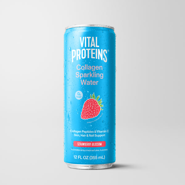 |CSWSB12| Collagen Strawberry Blossom  Sparkling Water | Hero Image