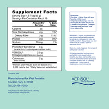 |CPACPF5| Advanced Collagen Peptides + Colostrum + Fiber | Supplement Facts