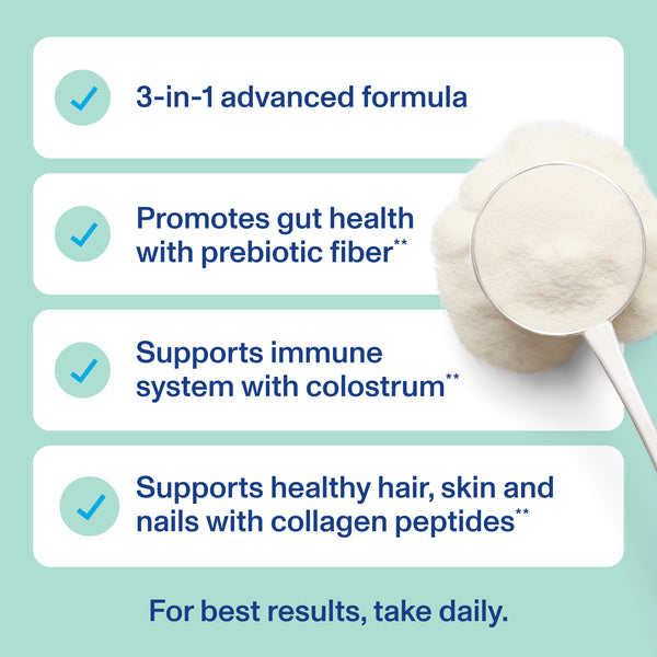 |CPACPF5| Advanced Collagen Peptides + Colostrum + Fiber | Benefits